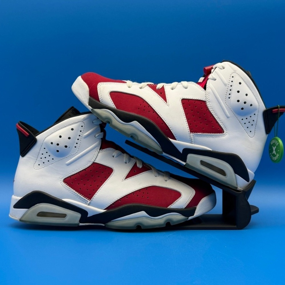Jordan Air Jordan 6 Retro Carmine 384664-160‎ Size 11 12.5W